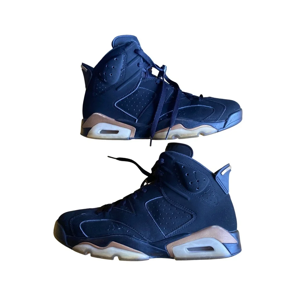 Air Jordan 6 Retro DMP Defining Moments Black Metallic Gold CT4954-007 Mens 10.5